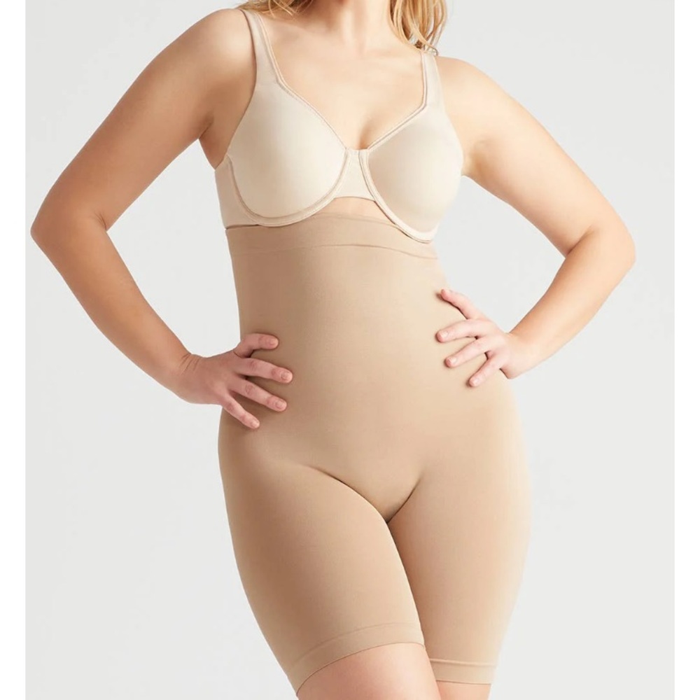 Yummie by Heather Thomson High-Waist Shapewear in Beige L/XL
